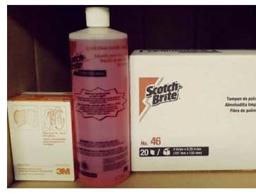 美國進口3M煎板(高溫)專用三合一清潔組