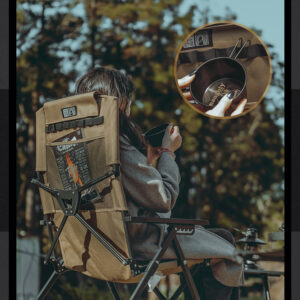 Camping Ace 野樂黑森戰術六段椅 ARC-8T.折疊露營椅-軍墨綠